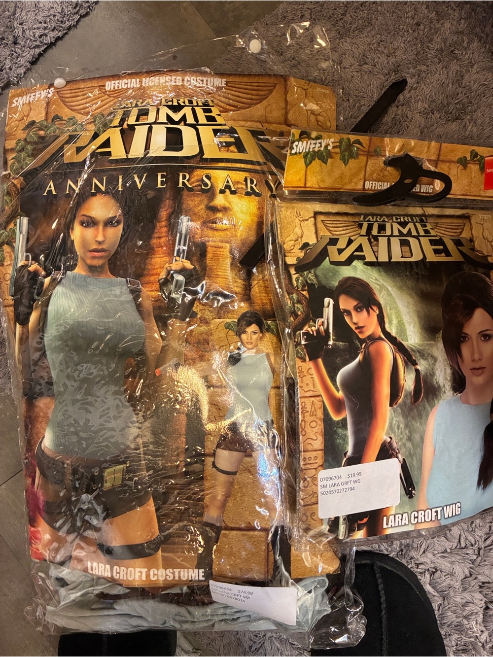 Anniversary Lara Croft Tomb Raider Costume & Wig Set